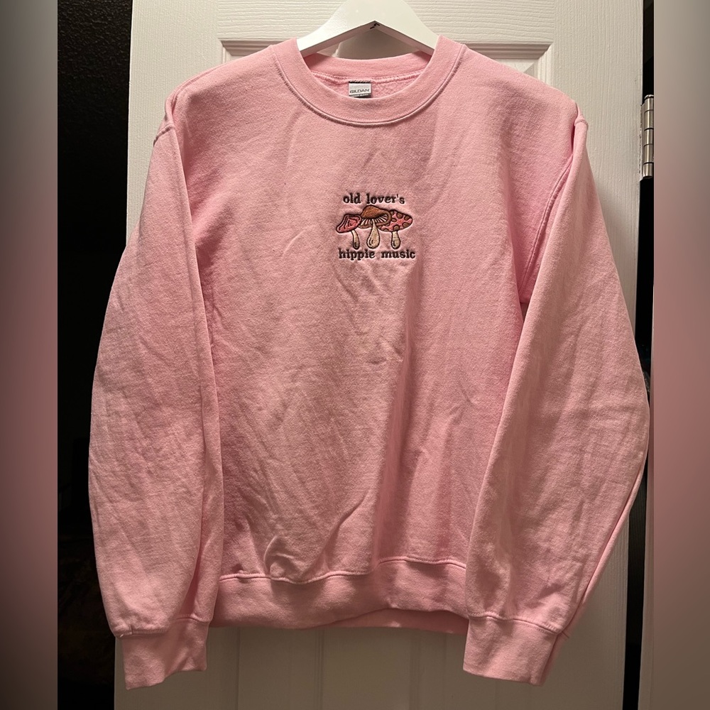Embroidered Mushroom Sweatshirt sz. S